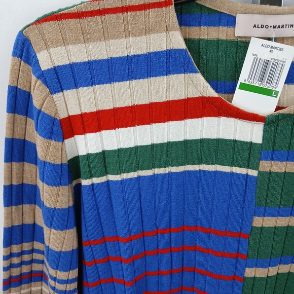 Aldo Martins Multicolor Striped Top - Picture 4 of 11